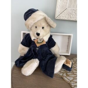 Boyds Bears Alexis Berriman Plush Teddy Bear Archive Collection Vintage Navy‎